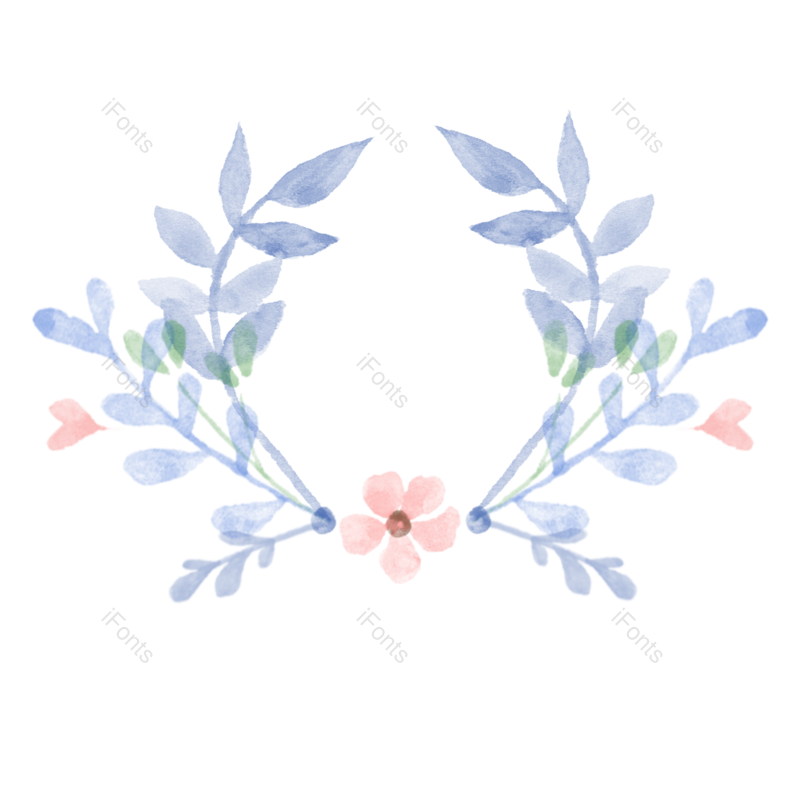 边框图片,装饰元素,清新PNG,花环免抠素材